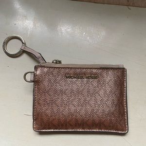 Michael Kors rose gold wallet